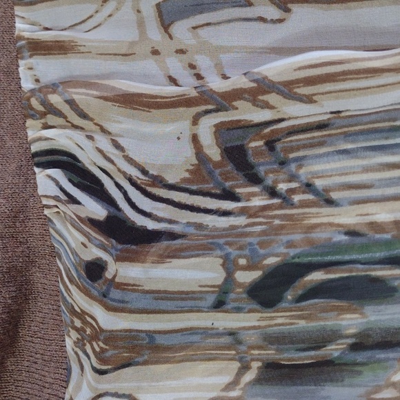 Subtle Luxury Vintage Cashmere Knit Blend Sweater Woven Silk Combo Size S/M - Picture 12 of 12